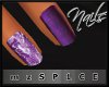mz$|Posh purple nails