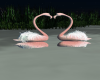 Romantic Pink Flamingos