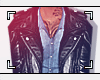 B|Leather Jacket-Denim