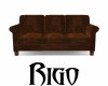 Rust Brown Couch {TD}