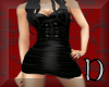 sexy black corset dress