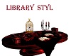 Vampires library table