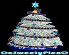 blue christmas tree