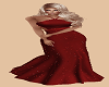 Lady In Red Gown