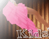 M::Pink Flared Skirt::