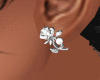 Silver Earring Rose