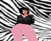Tracksuit Black and Pink