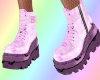 PSYCHO WITCH PINK BOOTS