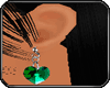 Emerald Love Earings