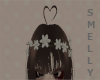 hair heart brown
