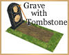 grave with grave stone