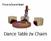 Dance table/w chairs