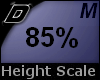 D► Scal Height *M* 85%