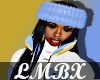 K| LMBX Fuzzy Blue hat