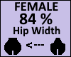 Hip Scaler 84% Female