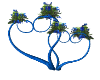 blue heart tree w pose