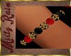 Red-Black Bead Bracelet 
