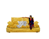 Golden Couch w/Tiger