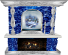 True Blue Fireplace