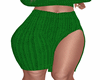 Knit Skirt Green Rls