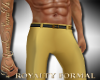 Gold Slim pants