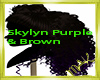 Skylyn Purple & Brown