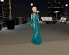 Teal Holiday Gown