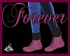 Pink Hiking Boots/Socks