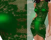 Green Lace Short Dress