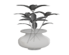 Gray Flower Pot