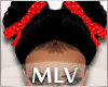 MLV~Hope Black Red Bow