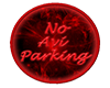 No Park Red Ani Sign