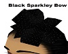 Black Sparkley Bow