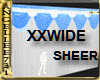 XX-WIDE SHEER BLUE/WHT