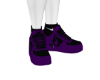 Purp & Blk AF1