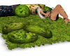 moss  cuddle rug