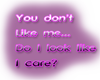 Do I Care
