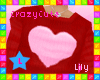 !L Sweater Heart Red