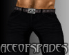 [ACE] Black MuscledJeans