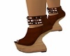 caz's brown wedges