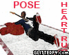 Rugs with Poses Heart