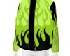 Green puffer Jacket M
