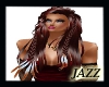 Jazzie-Red Braid Feather