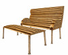 log cuddle bench