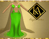 Green Intense Gown Dress