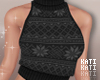 Black Knit Ugly Sweater
