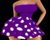 Xxl Purple Dotted Dress