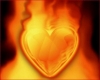  Flamed Heart Background
