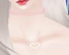 White Heart Chest Tattoo