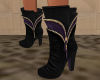 !Black & Purple Boots